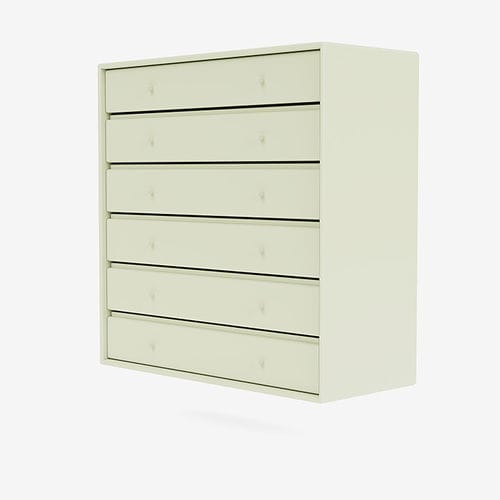 Современный комод - 1122 - Montana Furniture - из лакированной МДФ / на колесиках / настенный