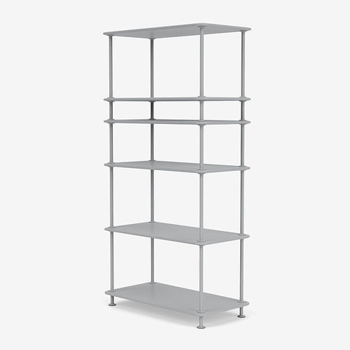 Современный стеллаж - Free 400100 - Montana Furniture - из лакированной МДФ / из лакированного металла / белый