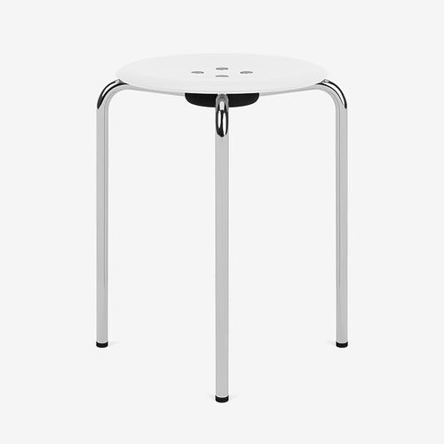 Современный табурет - Kevi 2051 - Montana Furniture - из дуба / из сосны / с основанием из лакированного металла