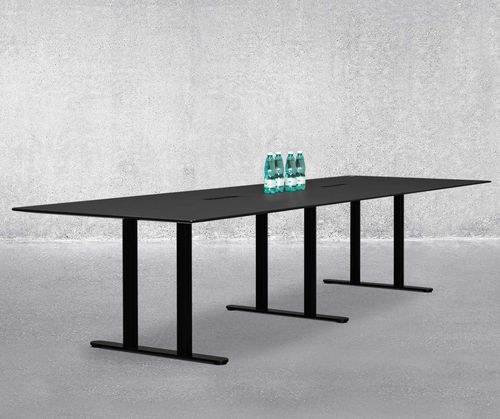 Современный стол для конференций - MULTI - Montana Furniture - из ламината / из стали / с основанием из стали