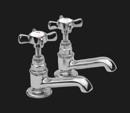 Двухрычажный смеситель для раковины - HS1322C - Windsor Bathroom Company - настольный / из никеля / из хромированного металла