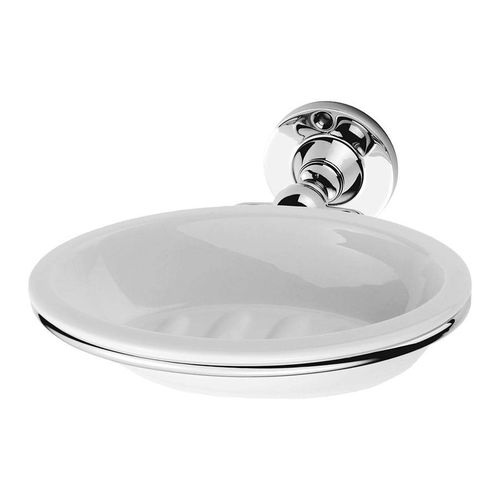Настенная мыльница - WACD01C - Windsor Bathroom Company - из фарфора / из хрома