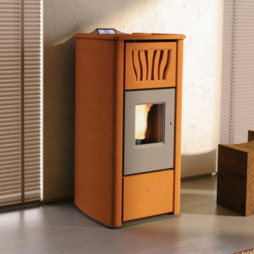 Печь с паровым котлом на пеллетах - TERMO POWER 30 - COLA GF WÄRMETECHNIK - современная / из стали