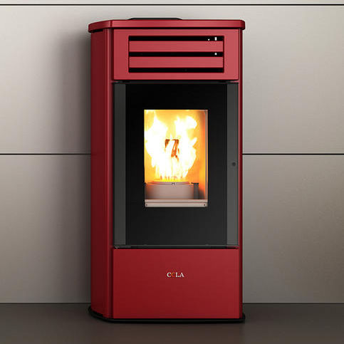 Печь-камин на пеллетах - FIRE HR  - COLA GF WÄRMETECHNIK - 0-5 кВ / 5 кВ...10 кВ / современная