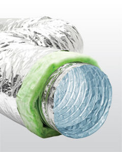 Гибкий воздуховод - ISOAFS-ALU HYGIENE GREEN   - AFS FLEXIBLE DUCT - из алюминия / с термоизоляцией / противомикробный