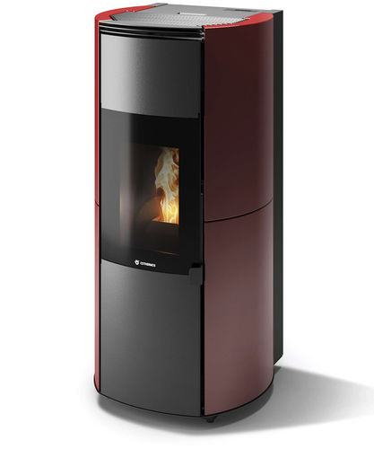 Печь-камин на пеллетах - ARIANNA 10 PLUS - CS THERMOS S.R.L. - на биомассе / 0-5 кВ / 10 кВ...20 кВ