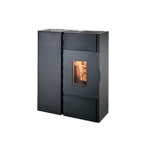 Печь-камин на пеллетах - HSP 4.0-F2 - HAAS + SOHN Ofentechnik GmbH - 8,5 кВ / отдельностоящая / центральная