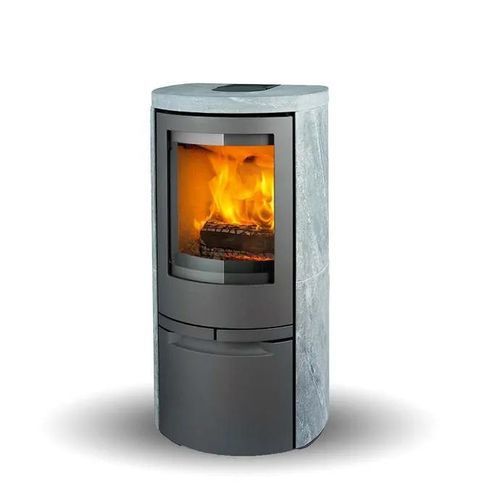 Печь-камин на дровах - COSMO 1147 SOAPSTONE - Jydepejsen A/S - отдельностоящая / современная / из стеатита