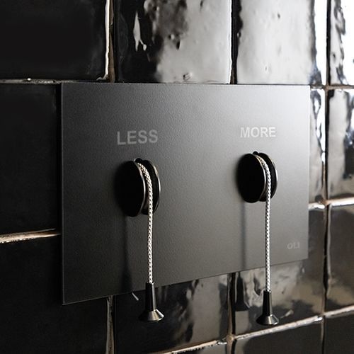 Двойное кнопка сливного бачка - LESS IS MORE - OLI - Sistemas Sanitários S.A. - для профессионального использования / для бытового использования