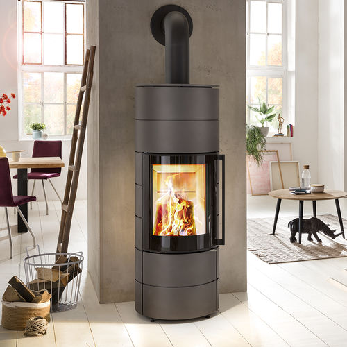 Печь-камин на дровах - ambiente a3 - Spartherm - The Fire Company - 5 кВ...10 кВ / 0-5 кВ / напольная