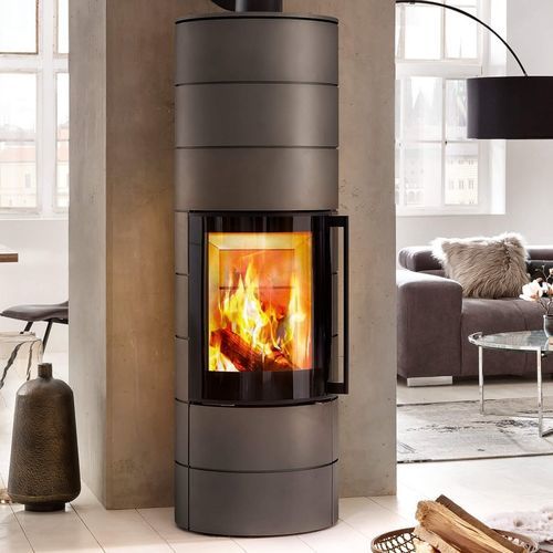 Печь-камин на дровах - ambiente a4 - Spartherm - The Fire Company - 5 кВ...10 кВ / 0-5 кВ / напольная