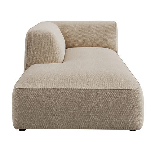 Современный полудиван - CALI left - EUROFASHION HOMETEXTILES & CONCEPTS - из ткани / из бука / с основанием из пластика