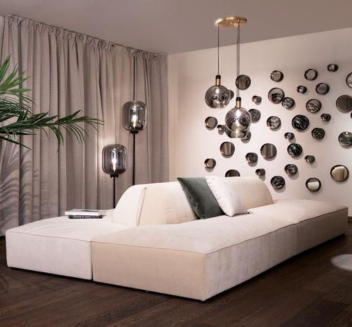 Модульный диван - CALI - EUROFASHION HOMETEXTILES & CONCEPTS - современный / из ткани / со съемной подушкой