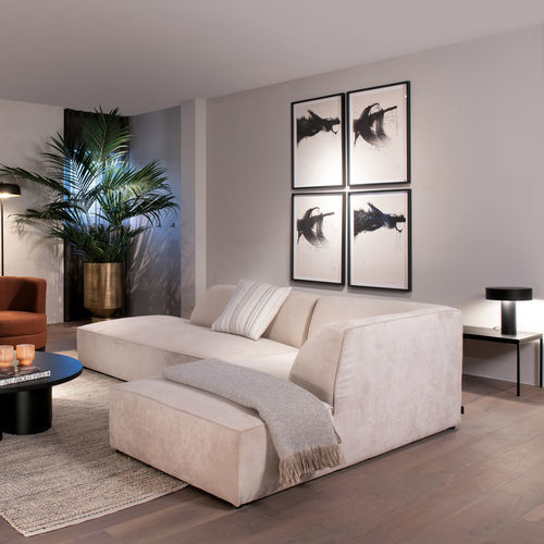 Модульный диван - CALI  - EUROFASHION HOMETEXTILES & CONCEPTS - современный / из ткани / серый