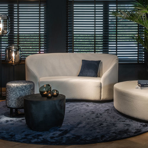 Современный диван - CURVE - EUROFASHION HOMETEXTILES & CONCEPTS - из ткани / с подлокотниками / со съемной подушкой