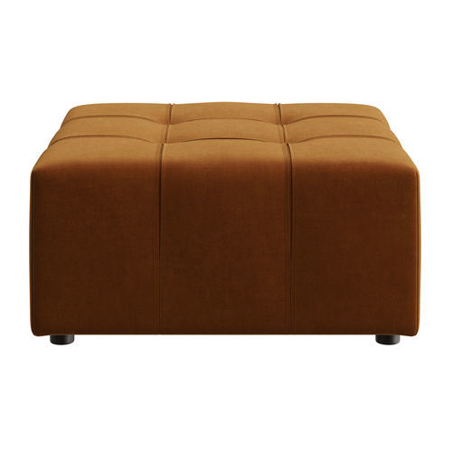 Современная оттоманка - BRESCIA - EUROFASHION HOMETEXTILES & CONCEPTS - из ткани / из бука / из пластика