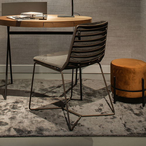 Современный cтул - LINE - EUROFASHION HOMETEXTILES & CONCEPTS - для интерьера / из ткани / с основанием из металла