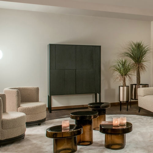 Высокий буфет - ARTA - EUROFASHION HOMETEXTILES & CONCEPTS - современный / из дуба / из металла