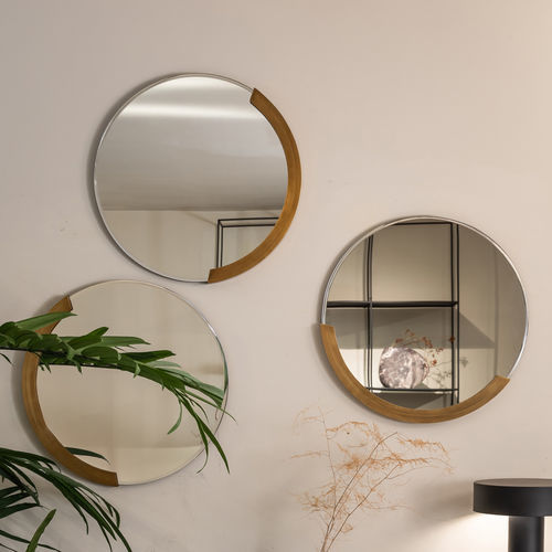 Настенное зеркало - GARDA - EUROFASHION HOMETEXTILES & CONCEPTS - современное / круглое / из железа