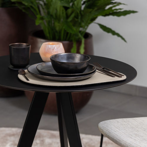 Столовый набор из кожи - UDA - EUROFASHION HOMETEXTILES & CONCEPTS - из картона / современная / для профессионального использования