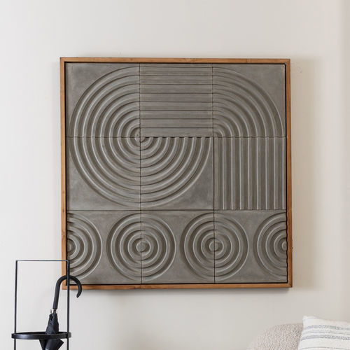 Декоративная картина из дерева - CIRCULAR - EUROFASHION HOMETEXTILES & CONCEPTS - современная