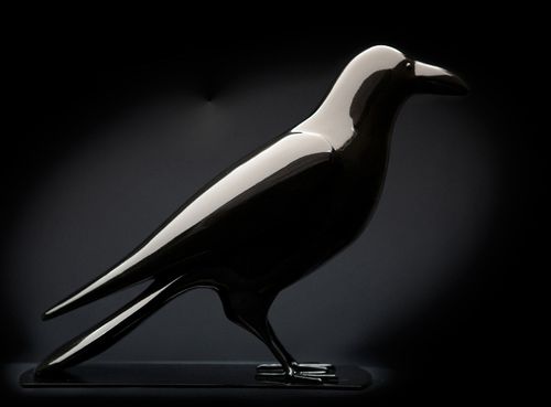 Скульптура из полимера - LE CORBEAU - binome
