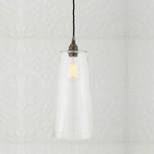 Подвесная лампа - MALANG - Mullan Lighting - из латуни / из стекла / классическая