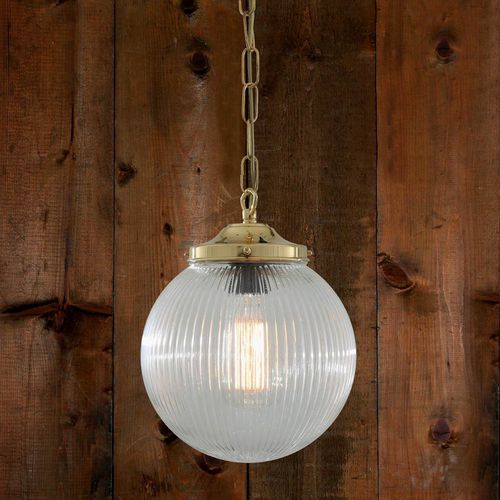 Подвесная лампа - FITZROY - Mullan Lighting - из латуни / из стекла / классическая