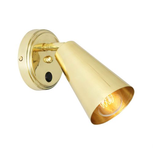 Классический настенный светильник - CASHEL - Mullan Lighting - для интерьера / из латуни / регулируемый