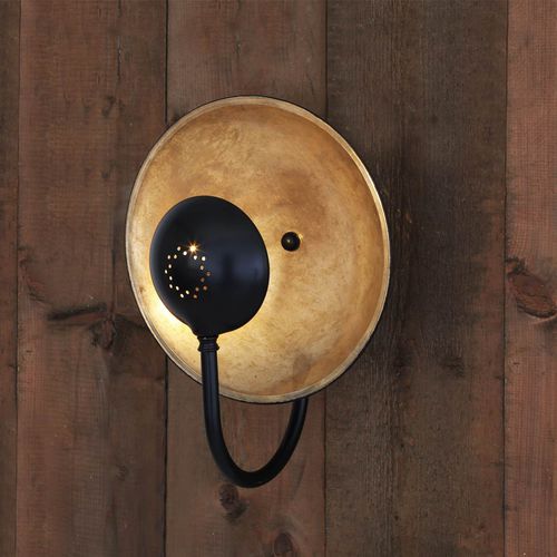 Классический настенный светильник - OREBRO - Mullan Lighting - для интерьера / из латуни / круглый