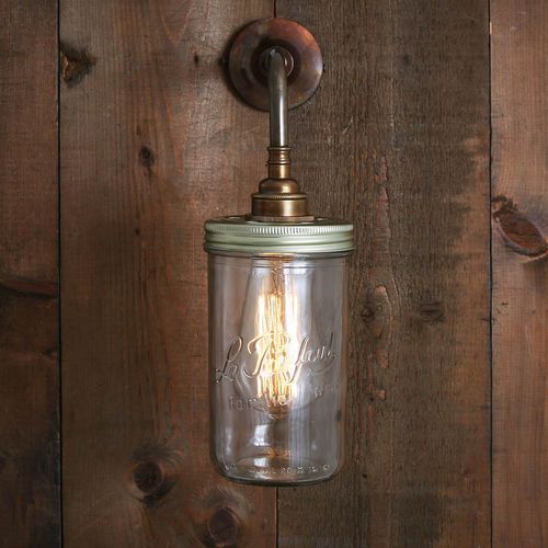 Классический настенный светильник - JAM JAR  - Mullan Lighting - для интерьера / из латуни / из стали