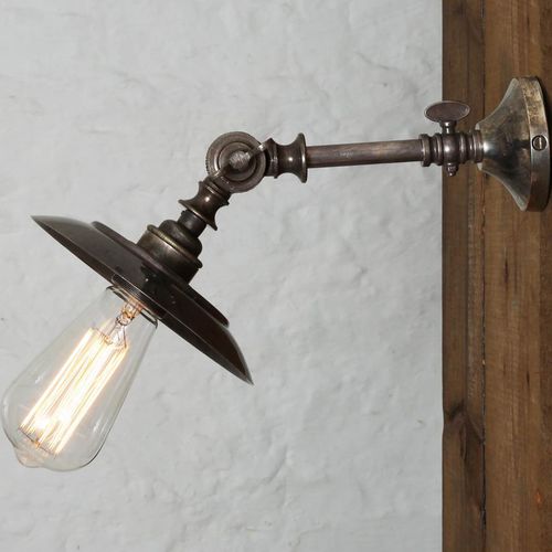Классический настенный светильник - PORTER  - Mullan Lighting - для интерьера / из латуни / регулируемый
