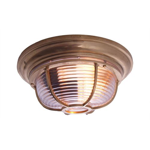 Потолочный светильник индустриальный стиль - ADUR    - Mullan Lighting - круглый / из латуни / из поликарбоната