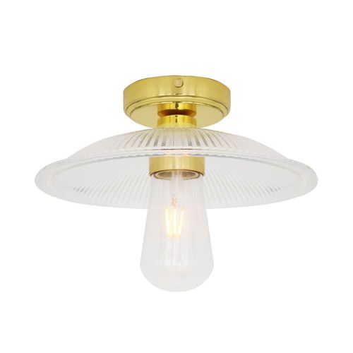 Классический потолочный светильник - GAL  - Mullan Lighting - из стекла / из полированной латуни / LED