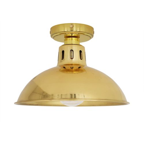 Потолочный светильник индустриальный стиль - TALISE  - Mullan Lighting - из стекла / из стали / из полированной латуни