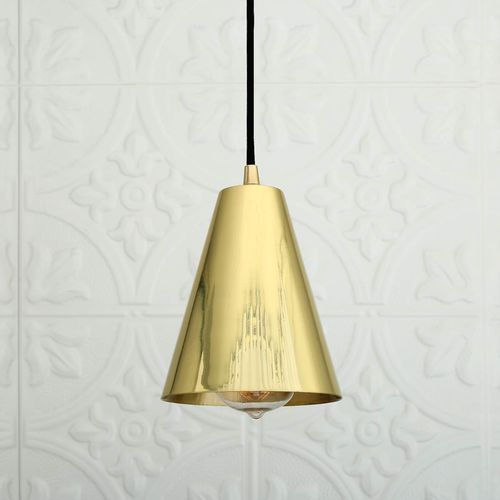 Подвесная лампа - MOYA  - Mullan Lighting - из полированной латуни / современная / проводная