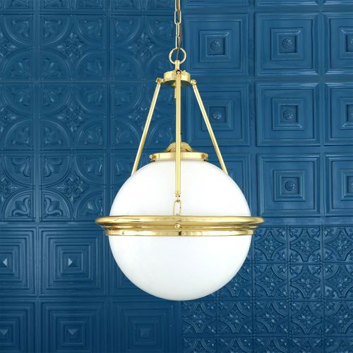 Классическая люстра - ARDEE  - Mullan Lighting - из стекла / из полированной латуни / 1 лампочка