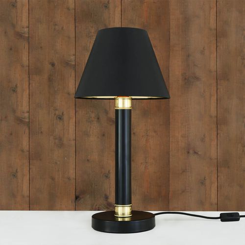 Настольная лампа - KANGOS  - Mullan Lighting - из латуни / из ткани / современная