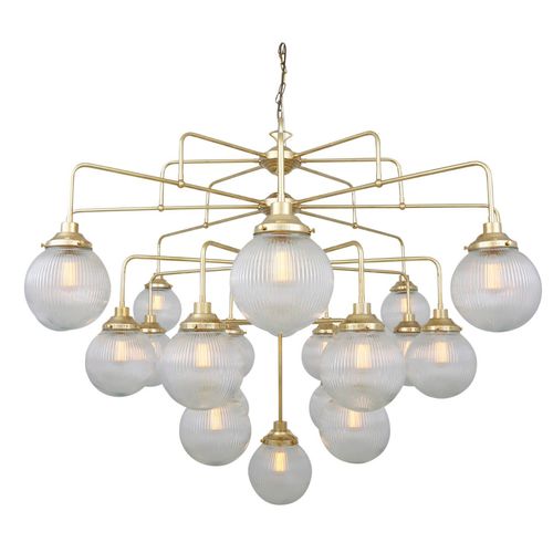 Современная люстра - ROME MID-CENTURY - Mullan Lighting - из стекла / из латуни / с шарами