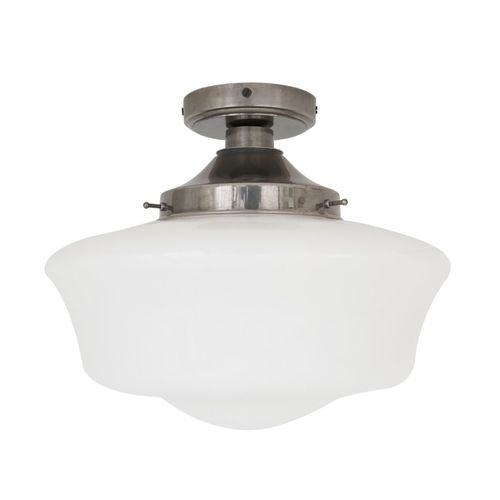 Классический потолочный светильник - ANATH  - Mullan Lighting - из опалового стекла / из полированной латуни / LED
