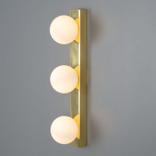 Настенный светильник для ванной комнаты - NOELANI  - Mullan Lighting - современный / для интерьера / из латуни