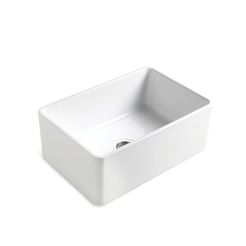 Кухонная раковина 1 чаша - Cook 69 - LK02 - BLEU PROVENCE - без сушки / из керамики / встраиваемая снизу