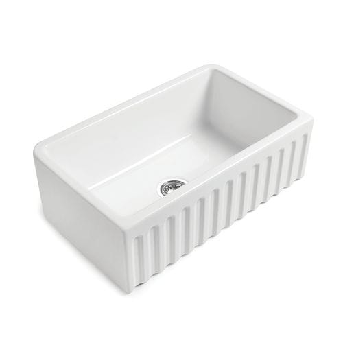 Кухонная раковина 1 чаша - Bake 83 - LK05 - BLEU PROVENCE - без сушки / из керамики / встраиваемая снизу