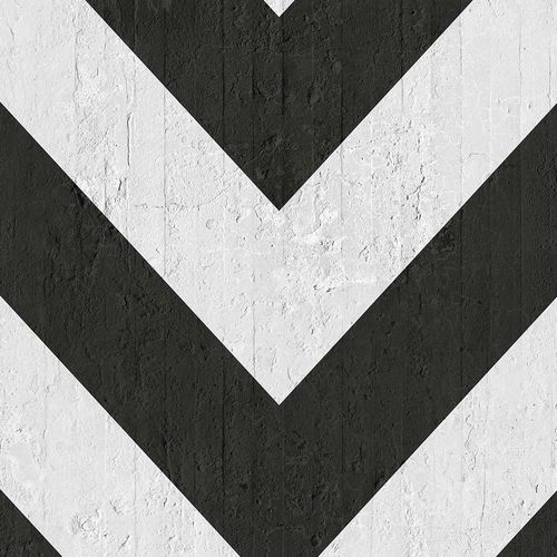 Современный обои - BLACK OPTICAL STRIPES - Mineheart - из нетканых материалов / в полоску / белый
