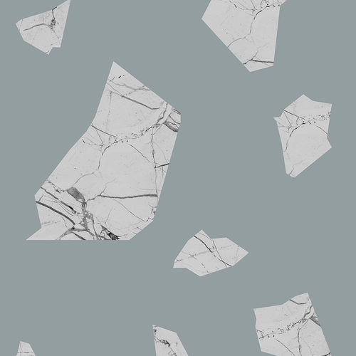 Современный обои - MARBLE FRAGMENT - GREEN &amp; GREY - Mineheart - из нетканых материалов / с рисунком / имитация мрамора