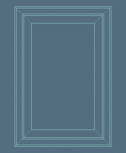 Современный обои - PETROLEUM &amp; AQUAMARINE PANEL OUTLINE - Mineheart - из нетканых материалов / геометрический / имитация дерева