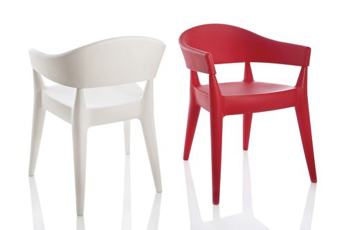 Современный cтул для ресторанов - JO - ALMA DESIGN S.R.L. - из полиэтилена / без подлокотников