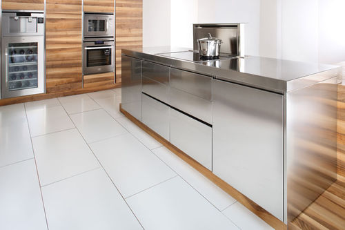 Современная кухня - OPEN - ARCA CUCINE ITALIA S.R.L. - из дерева / из нержавеющей стали / островного типа