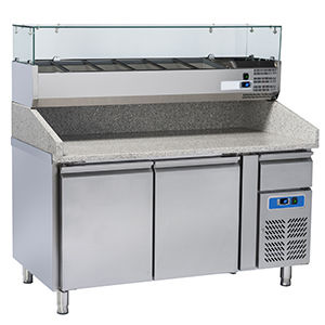 Разделочный стол для пиццы - PIZZAMASTER PM 1500 - FRIGEO PERFECT COOLING - из нержавеющей стали / со встроенным ящиком / для профессионального использования