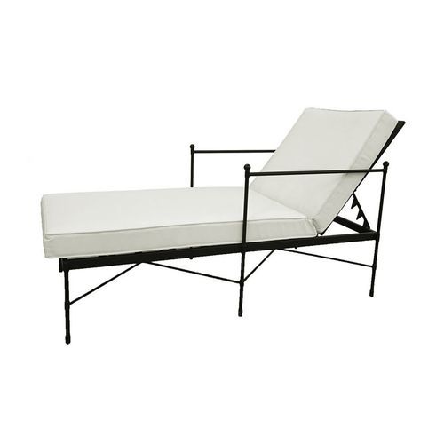 Современный садовый шезлонг - H 3084 – H 3085 - GUADARTE - из ткани / из губки / из кованого железа